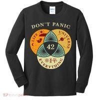 Life Universe Everything 42 Science Fiction Space Lovers Kids Long Sleeve Shirt thumb 0