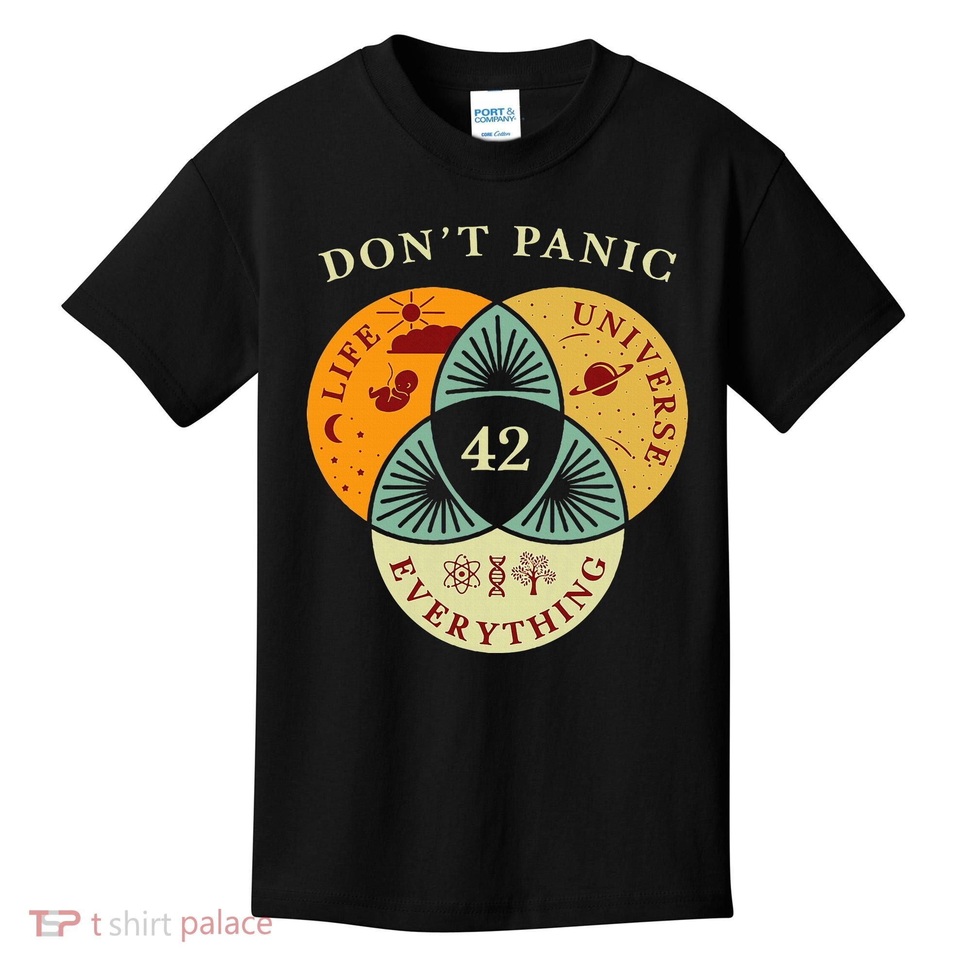 Life Universe Everything 42 Science Fiction Space Lovers Kids T-Shirt