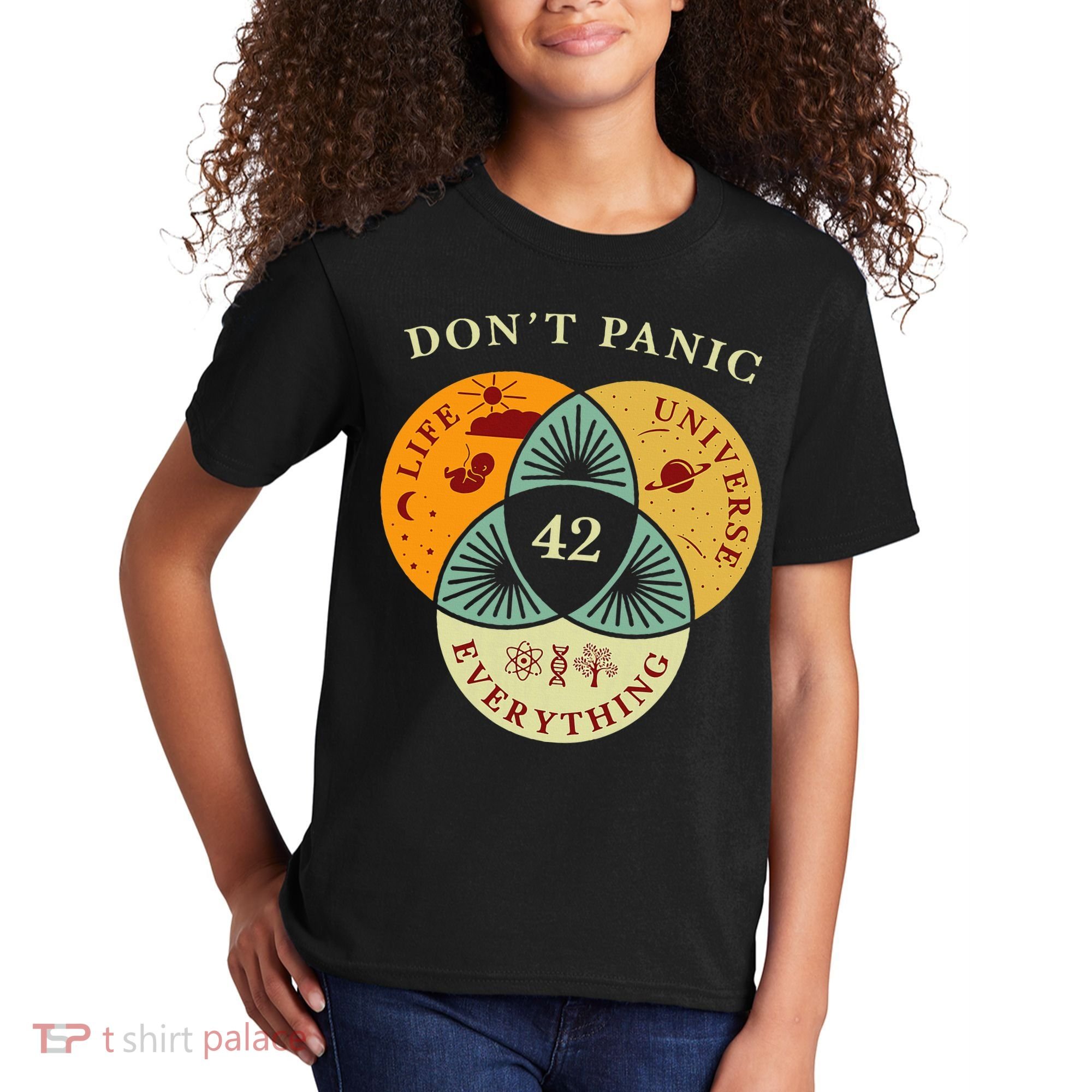 Life Universe Everything 42 Science Fiction Space Lovers Kids T-Shirt