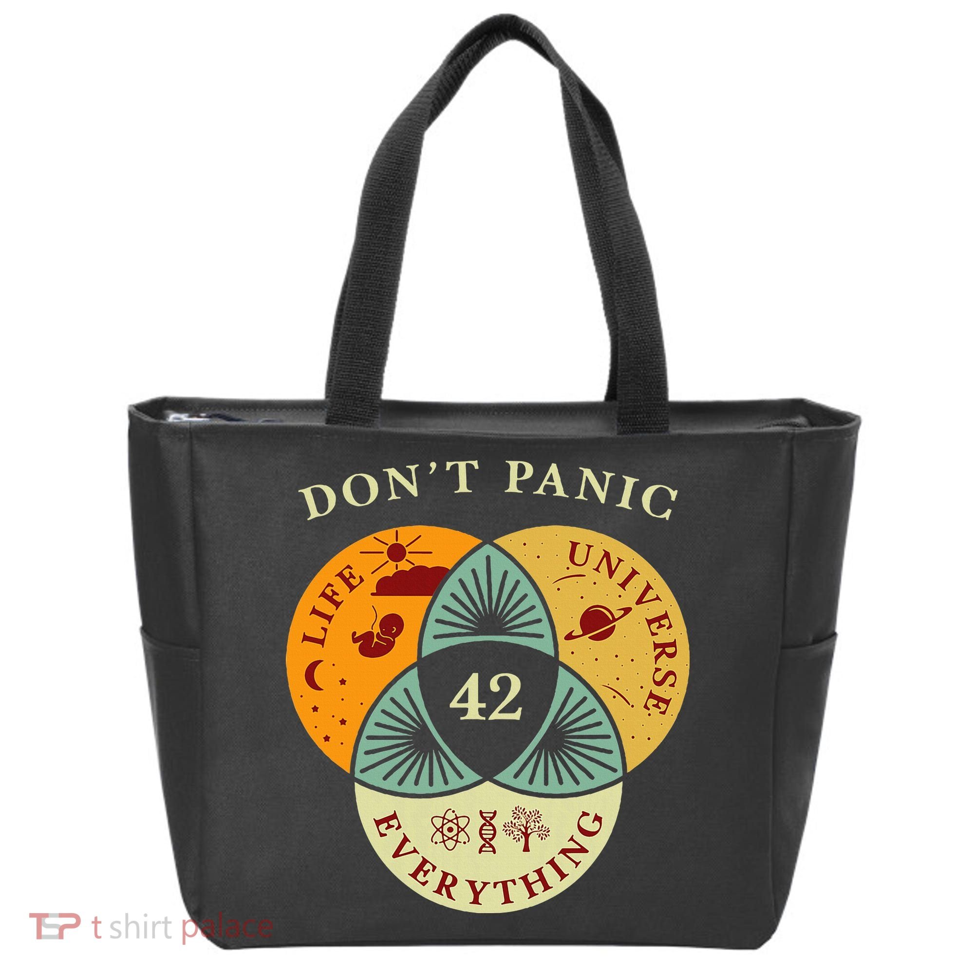 Life Universe Everything 42 Science Fiction Space Lovers Tote Bag