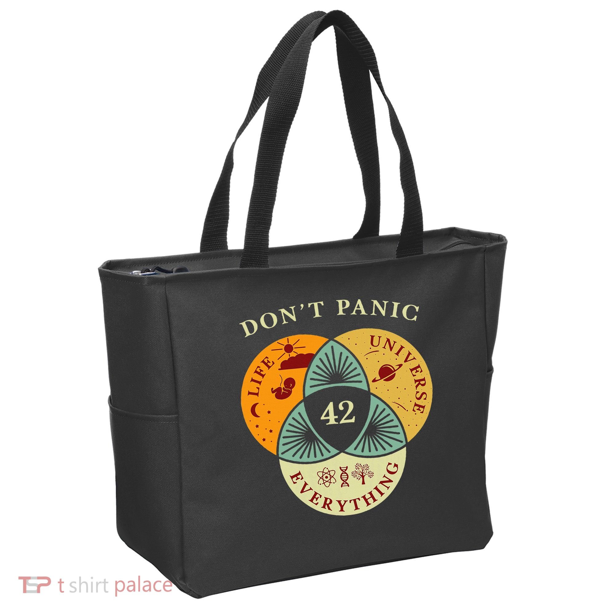 Life Universe Everything 42 Science Fiction Space Lovers Tote Bag