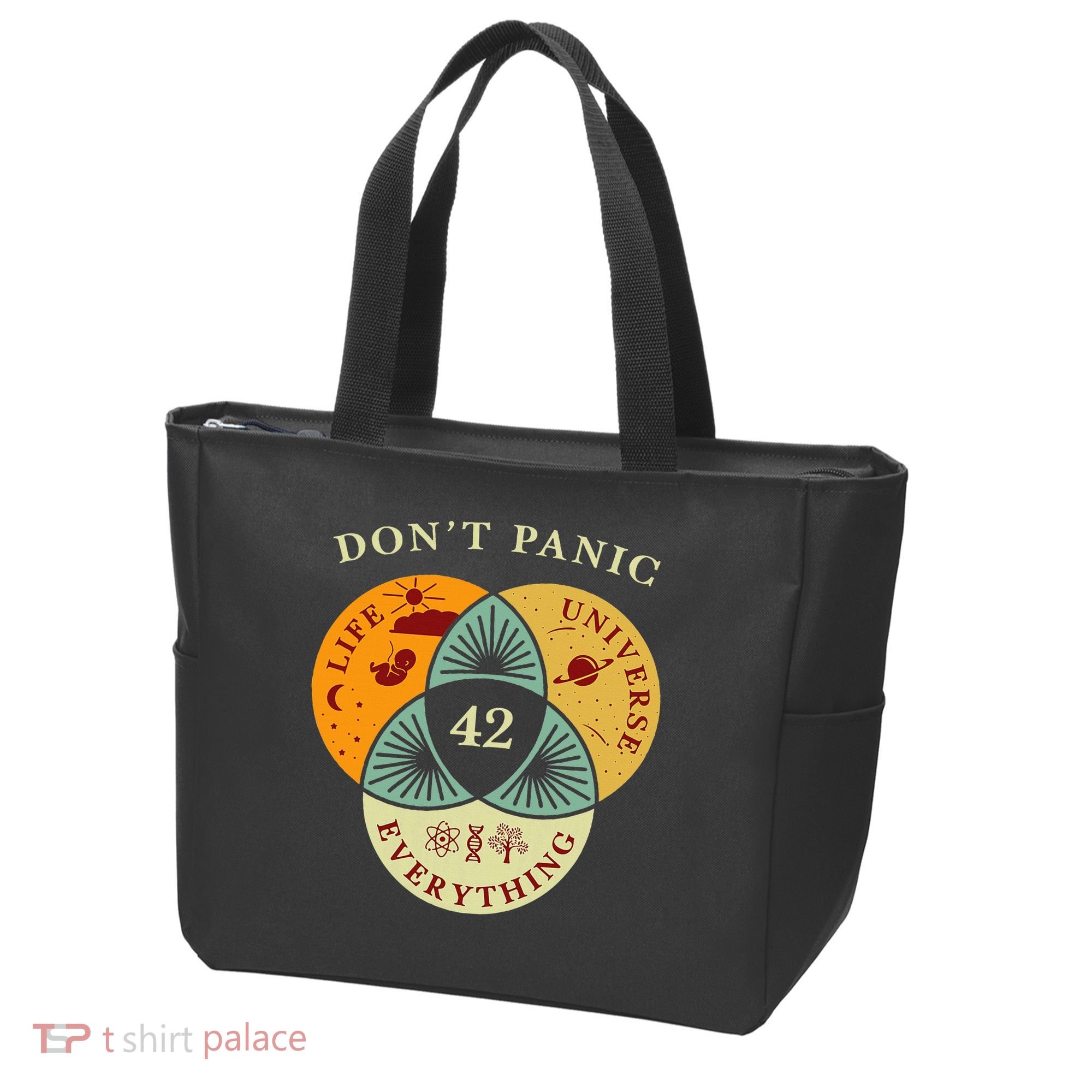 Life Universe Everything 42 Science Fiction Space Lovers Tote Bag