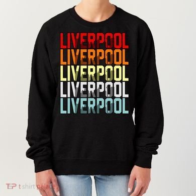 Liverpool Uk Flag Women's Sweatshirt
