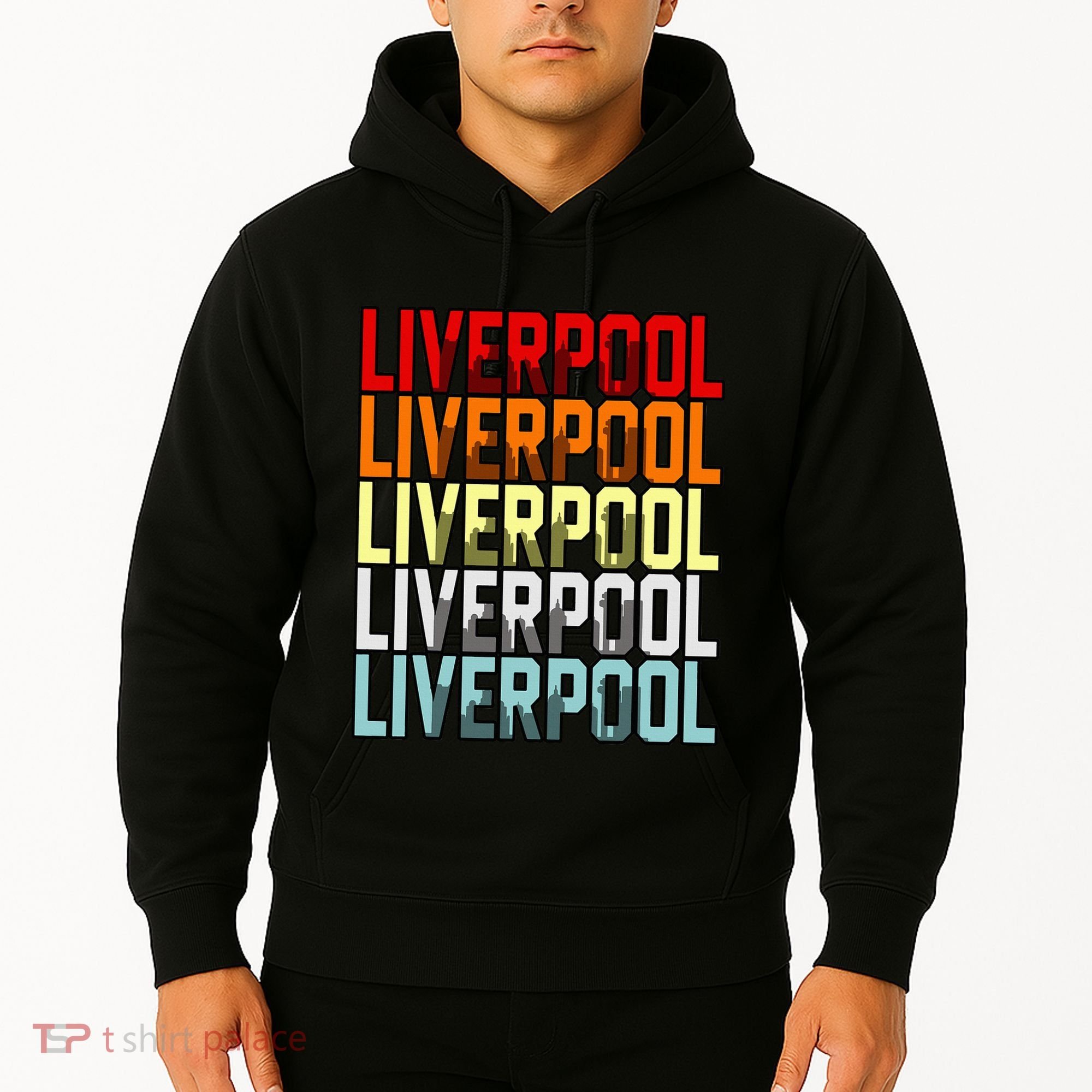 Liverpool Uk Flag Hoodie