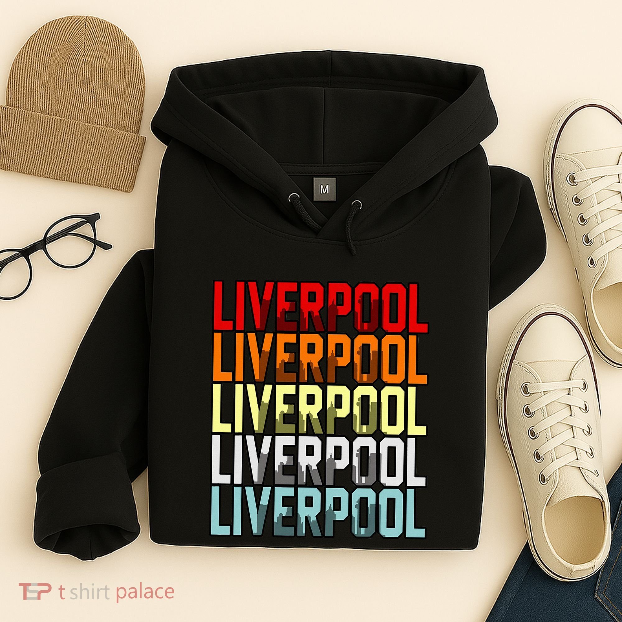 Liverpool Uk Flag Hoodie