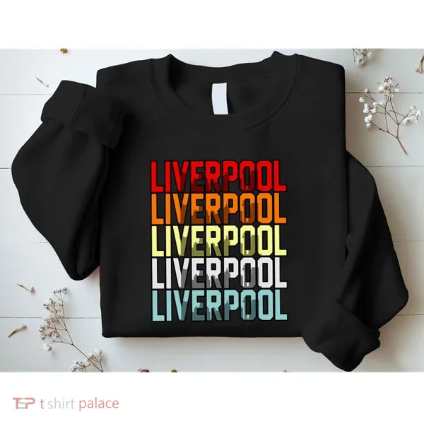 Liverpool Uk Flag Sweatshirt