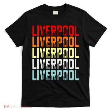 Liverpool Uk Flag T-Shirt