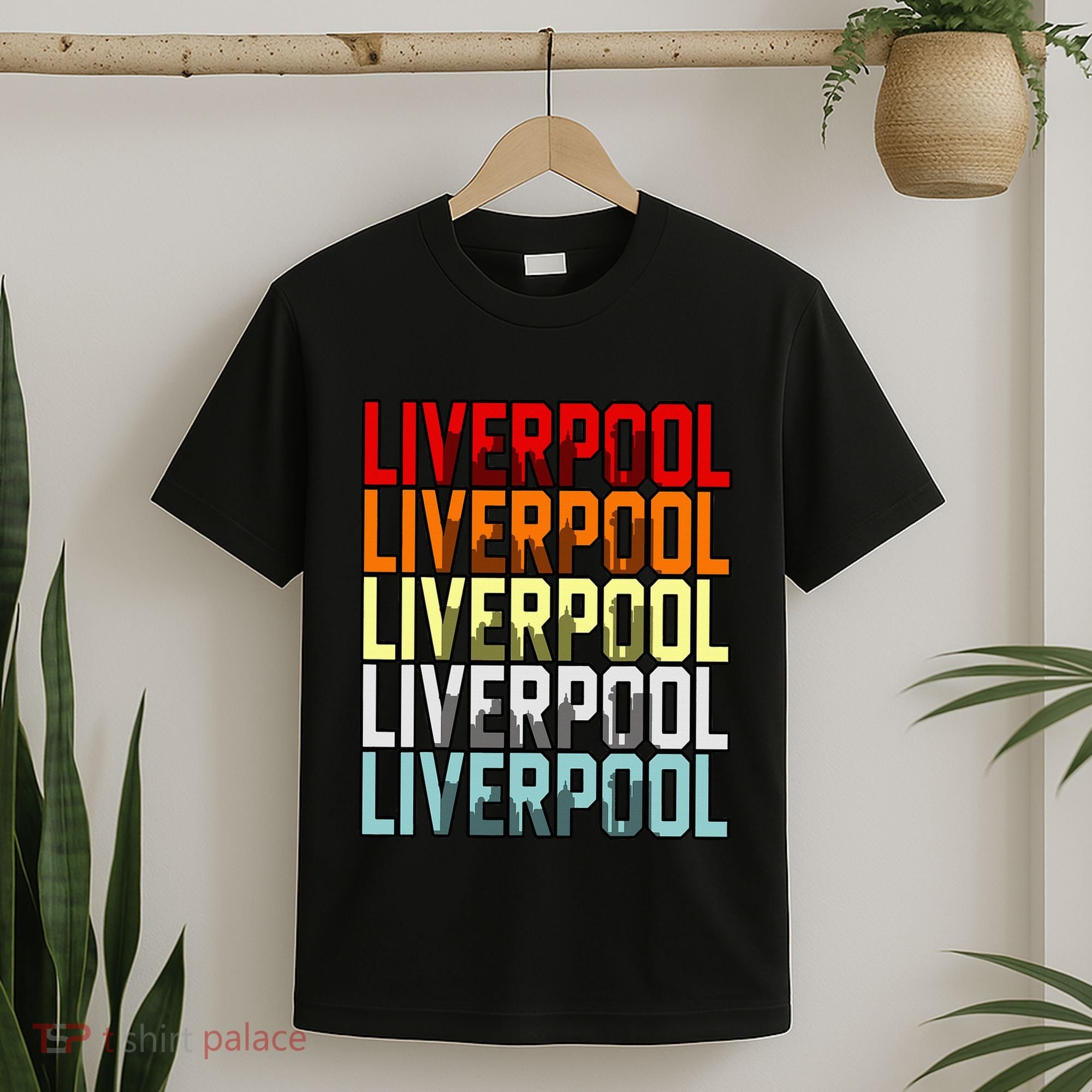 Liverpool Uk Flag T-Shirt