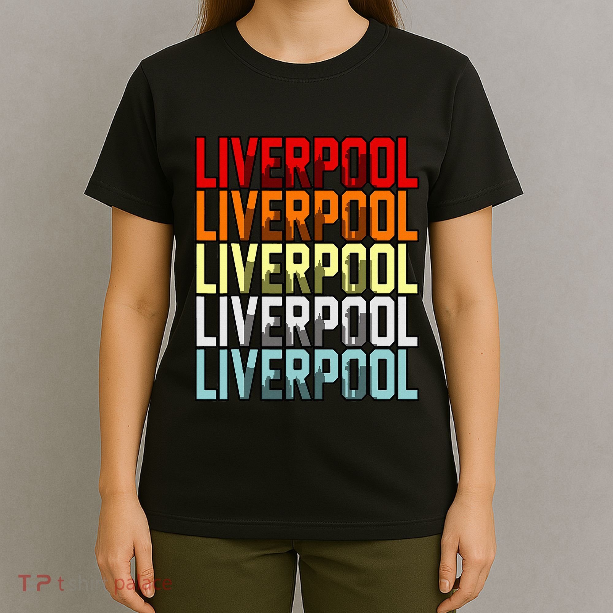 Liverpool Uk Flag T-Shirt