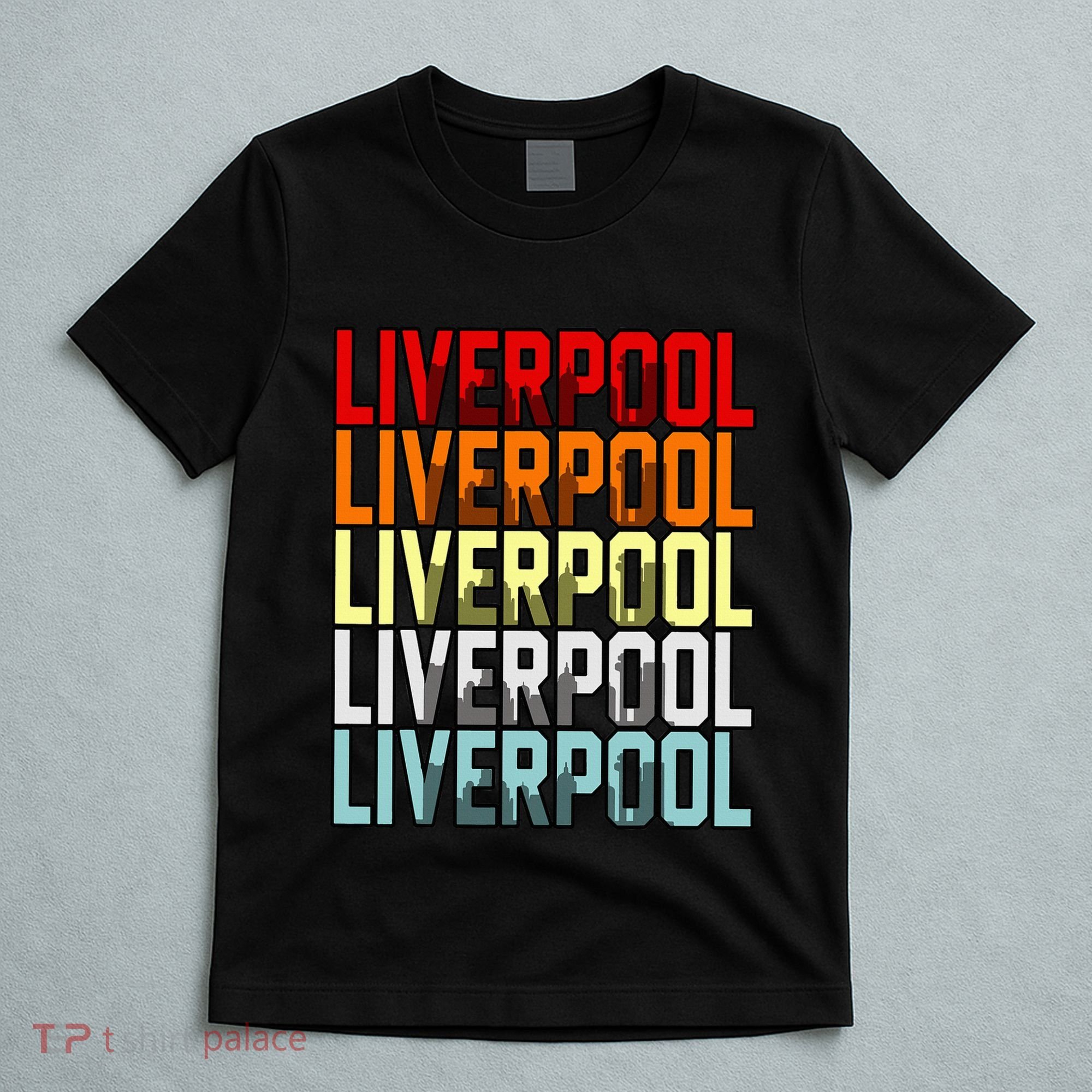 Liverpool Uk Flag T-Shirt