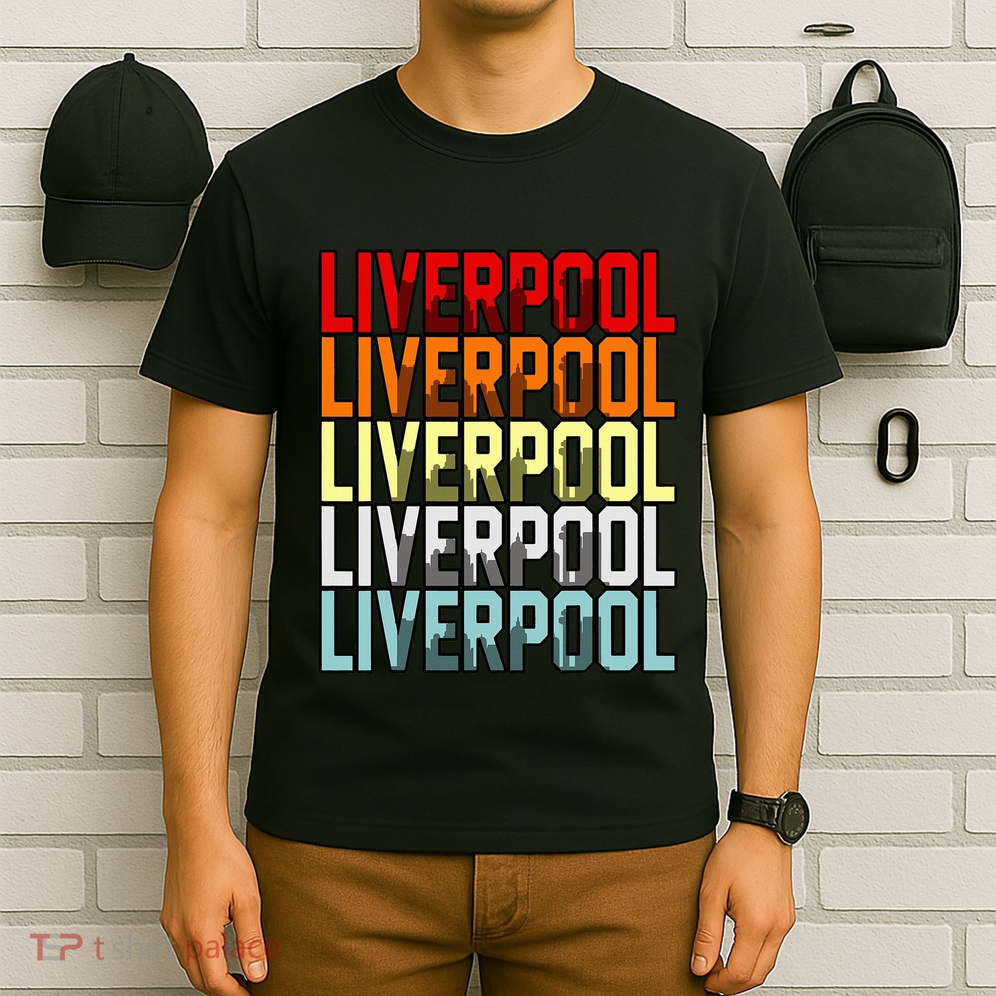Liverpool Uk Flag T-Shirt