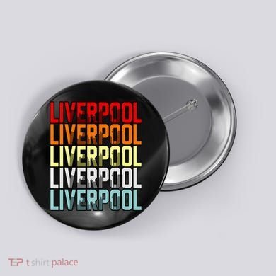 Liverpool Uk Flag Button