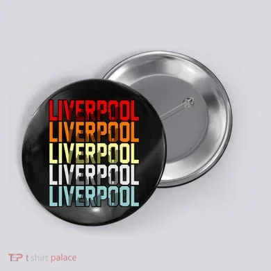 Liverpool Uk Flag Button