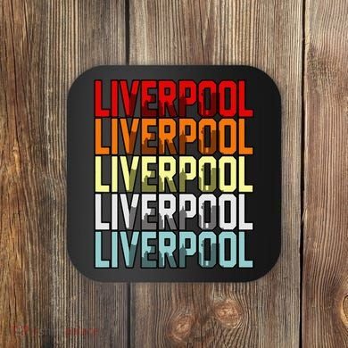 Liverpool Uk Flag Coaster