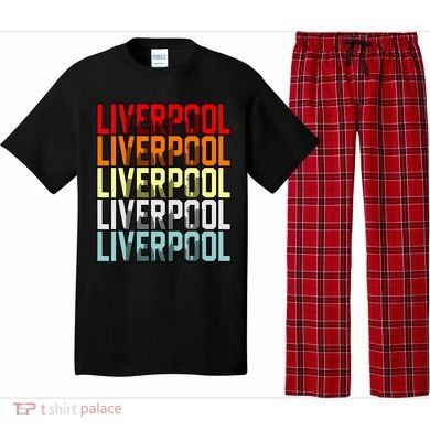Liverpool Uk Flag Pajama Set