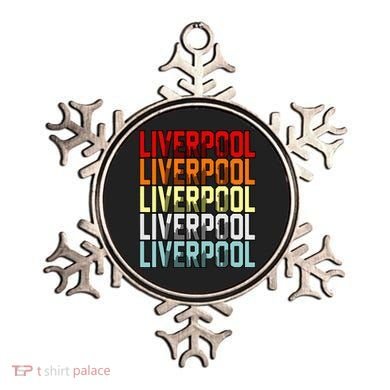 Liverpool Uk Flag Ornament