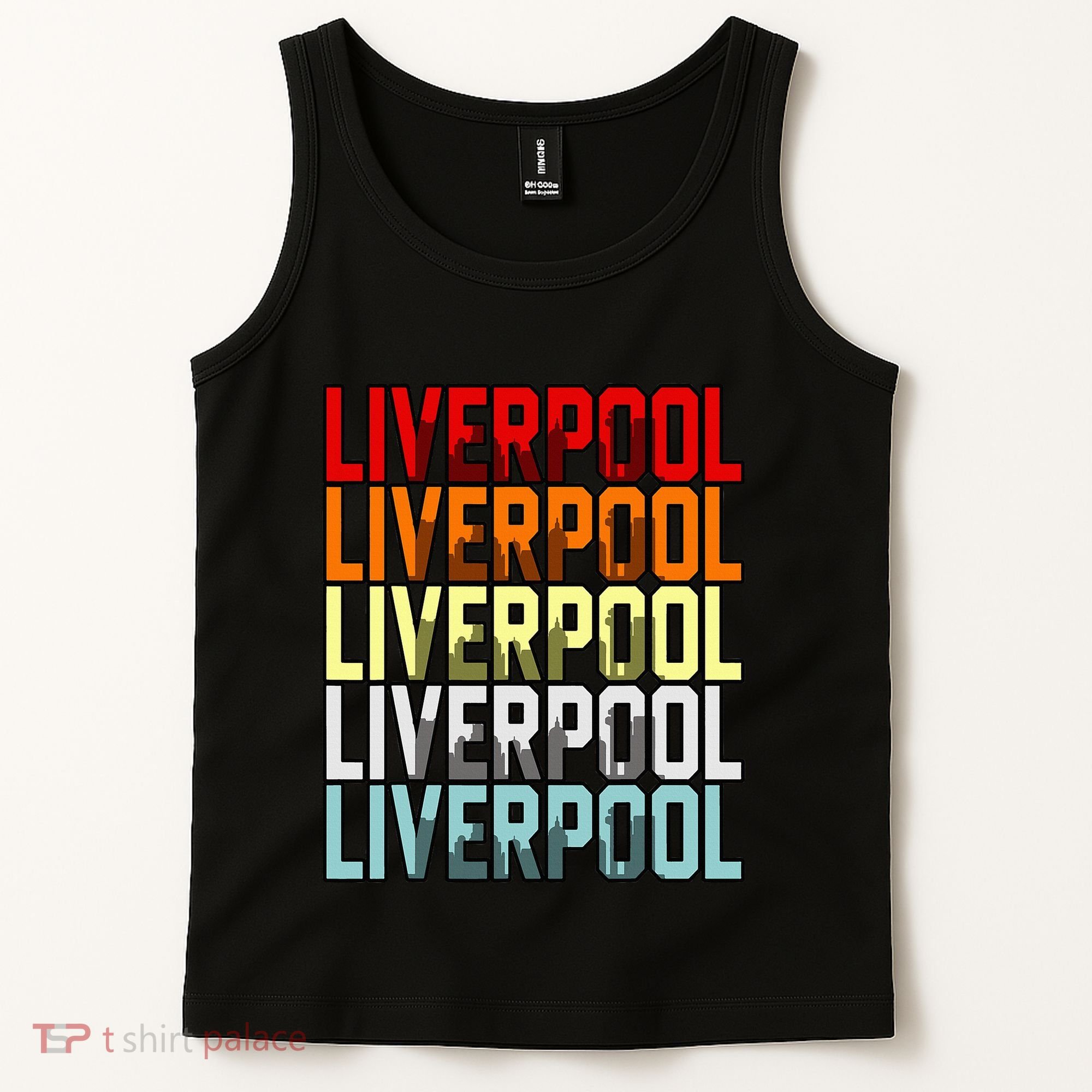 Liverpool Uk Flag Tank Top
