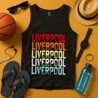 Liverpool Uk Flag Tank Top thumb 4