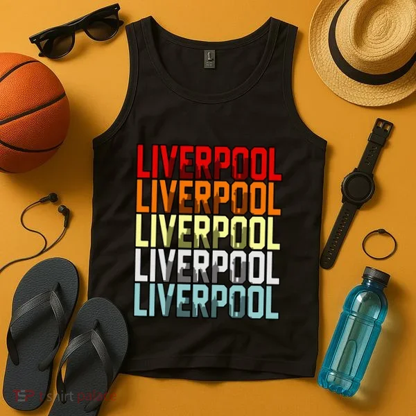 Liverpool Uk Flag Tank Top