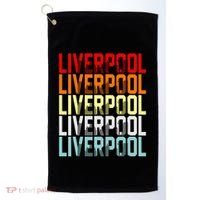 Liverpool Uk Flag Golf Towel thumb 0