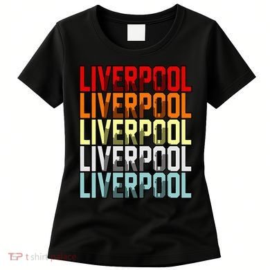 Liverpool Uk Flag Women's T-Shirt