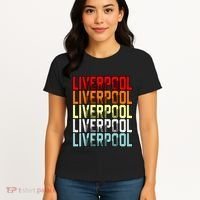 Liverpool Uk Flag Women's T-Shirt thumb 4