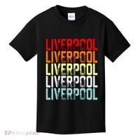 Liverpool Uk Flag Kids T-Shirt thumb 0
