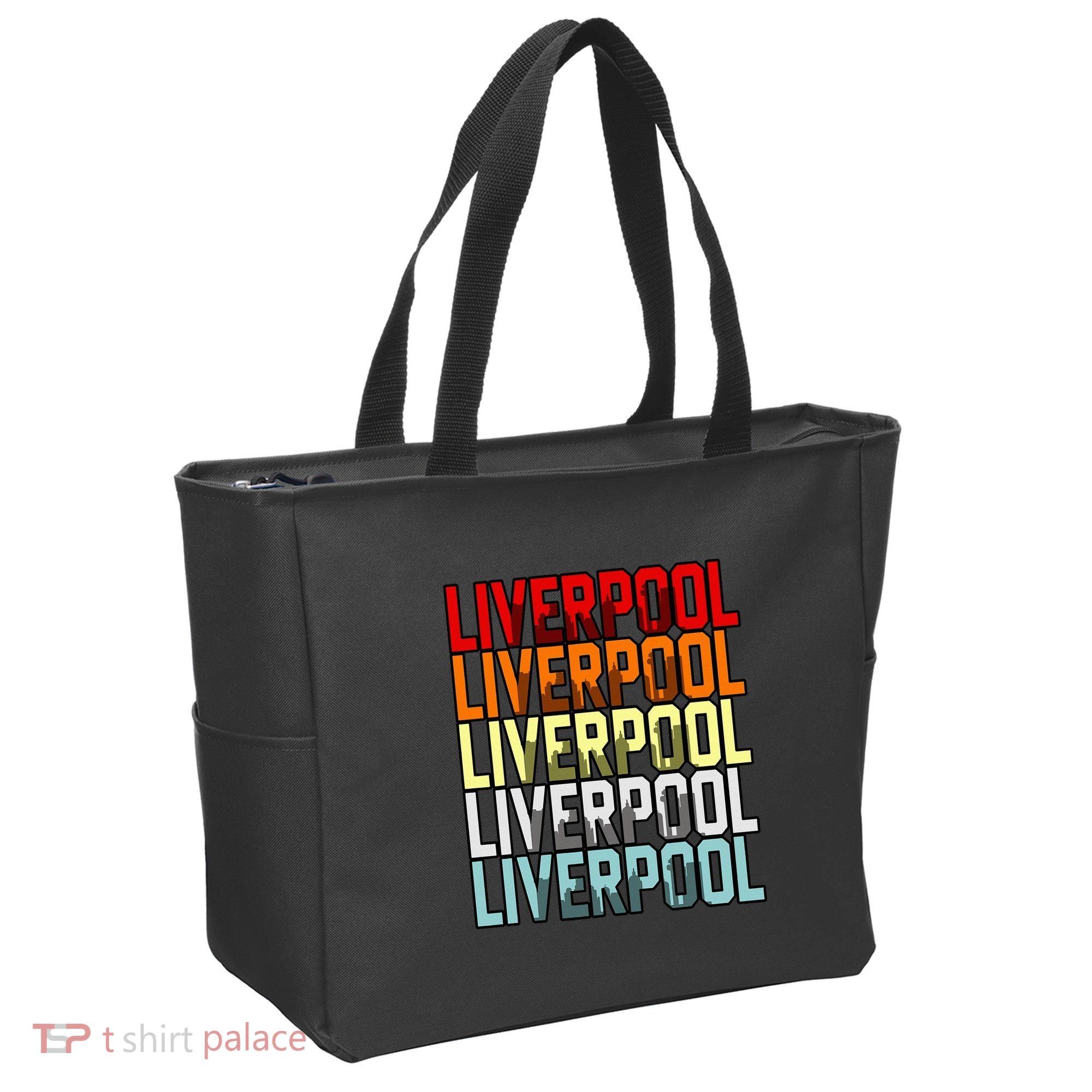 Liverpool Uk Flag Tote Bag