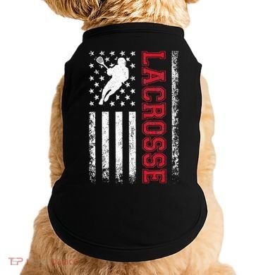 Lacrosse Usa Flag Lax Doggie Tank