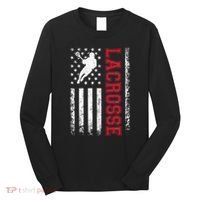 Lacrosse Usa Flag Lax Long Sleeve Shirt thumb 0