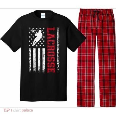 Lacrosse Usa Flag Lax Pajama Set
