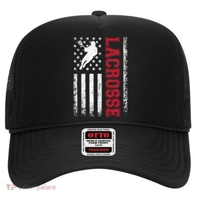 Lacrosse Usa Flag Lax Hat