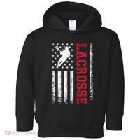 Lacrosse Usa Flag Lax Toddler Hoodie thumb 0
