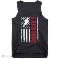 Lacrosse Usa Flag Lax Tank Top thumb 0