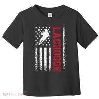 Lacrosse Usa Flag Lax Toddler T-Shirt thumb 0