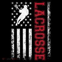 Lacrosse Usa Flag Lax Toddler T-Shirt thumb 4