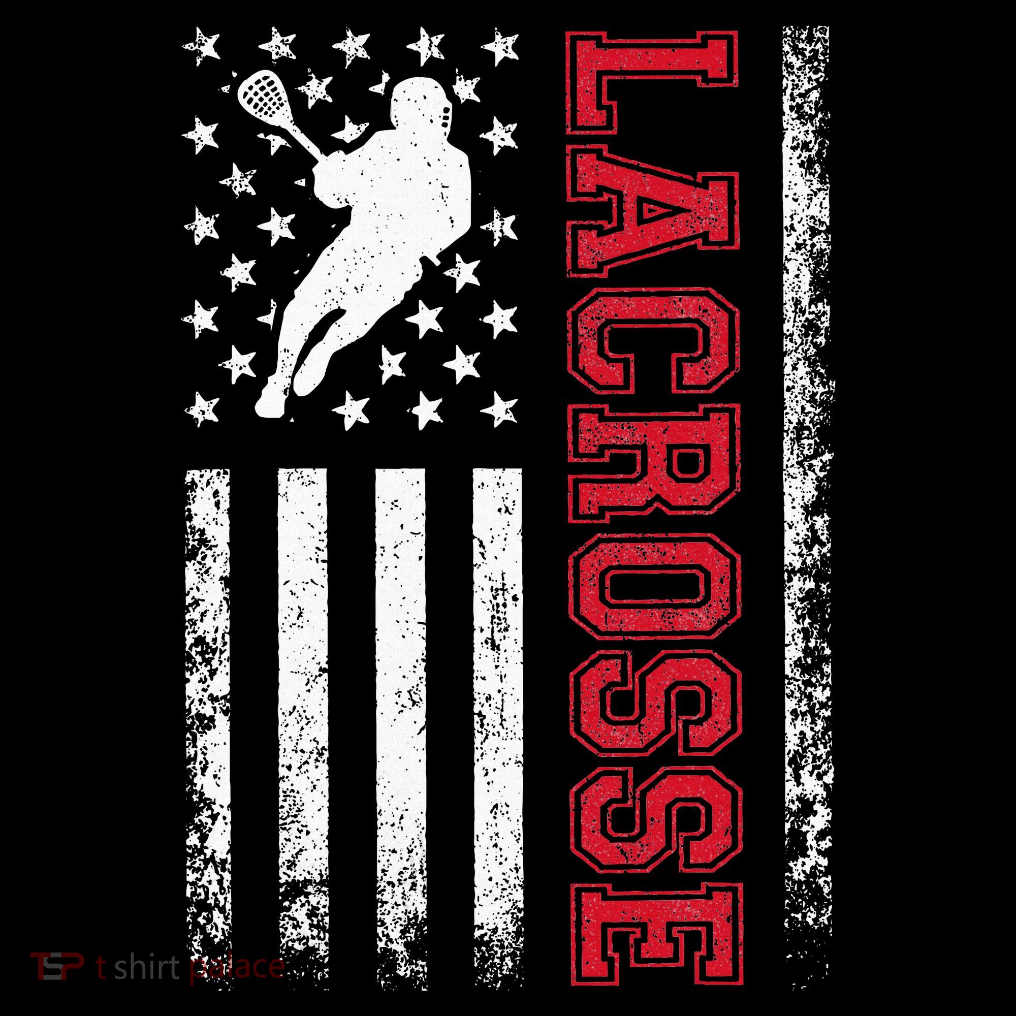 Lacrosse Usa Flag Lax Visor
