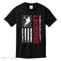 Lacrosse Usa Flag Lax Kids T-Shirt thumb 0