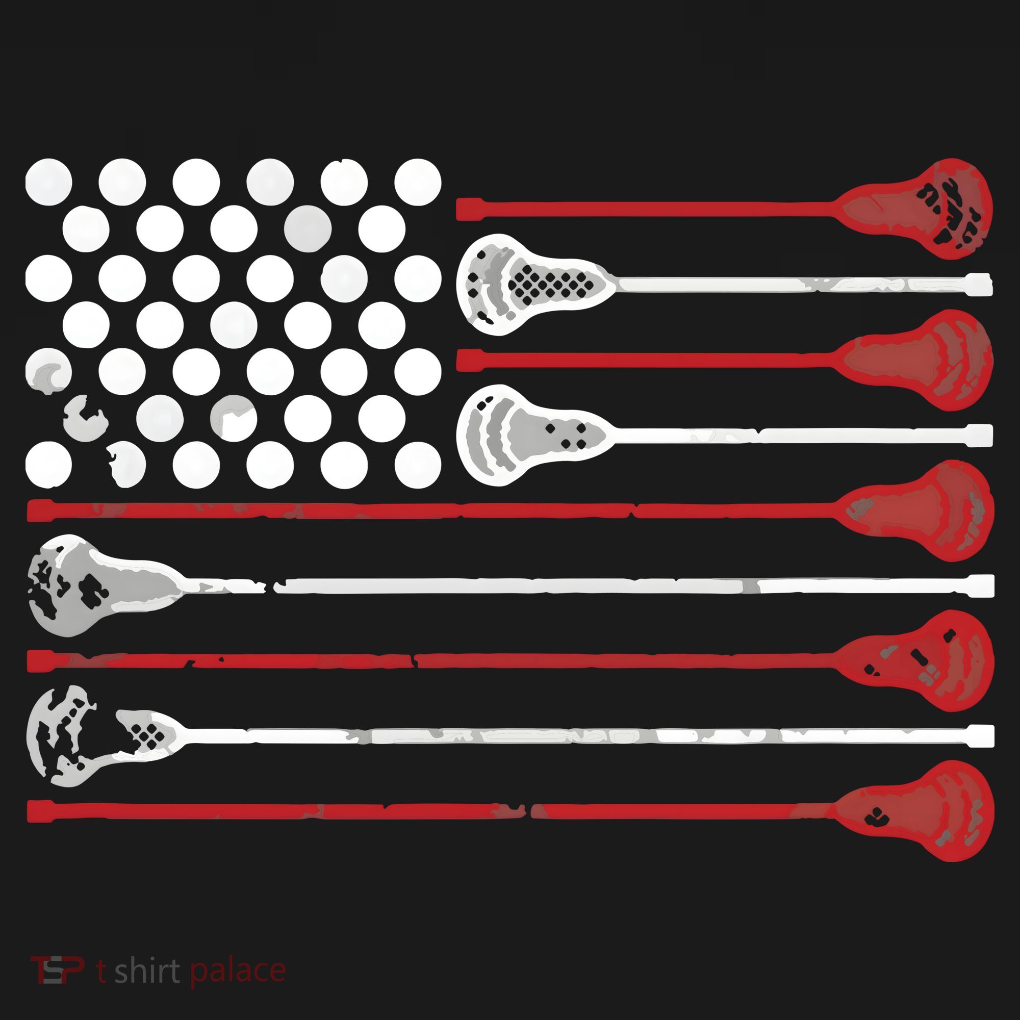 Lacrosse USA Flag Lax Backpack