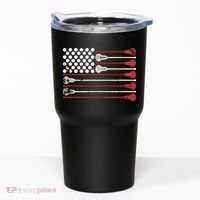 Lacrosse USA Flag Lax Tumbler thumb 0