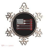 Lacrosse USA Flag Lax Ornament thumb 0