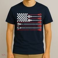 Lacrosse USA Flag Lax T-Shirt thumb 3