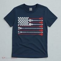 Lacrosse USA Flag Lax T-Shirt thumb 5