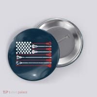 Lacrosse USA Flag Lax Button thumb 0