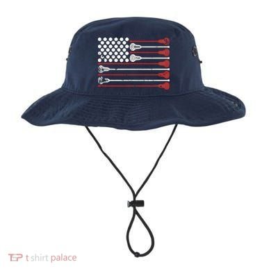 Lacrosse USA Flag Lax Bucket Hat