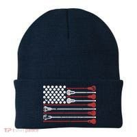Lacrosse USA Flag Lax Beanie thumb 0