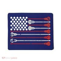 Lacrosse USA Flag Lax Mousepad thumb 0