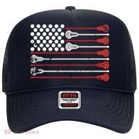 Lacrosse USA Flag Lax Hat thumb 0