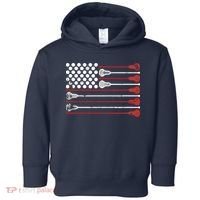 Lacrosse USA Flag Lax Toddler Hoodie thumb 0