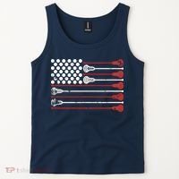 Lacrosse USA Flag Lax Tank Top thumb 2
